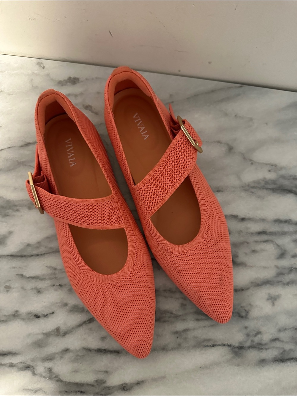VIVAIA Women's Coral Knit Mary Jane Flats womens 37.5